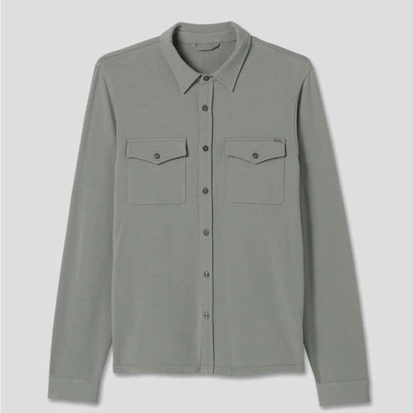 NWT Vuori boulevard shirt jacket in stormy XL - Picture 1 of 11